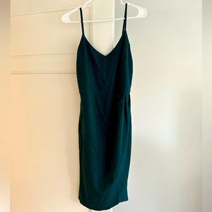 Size XL green emerald mini dress